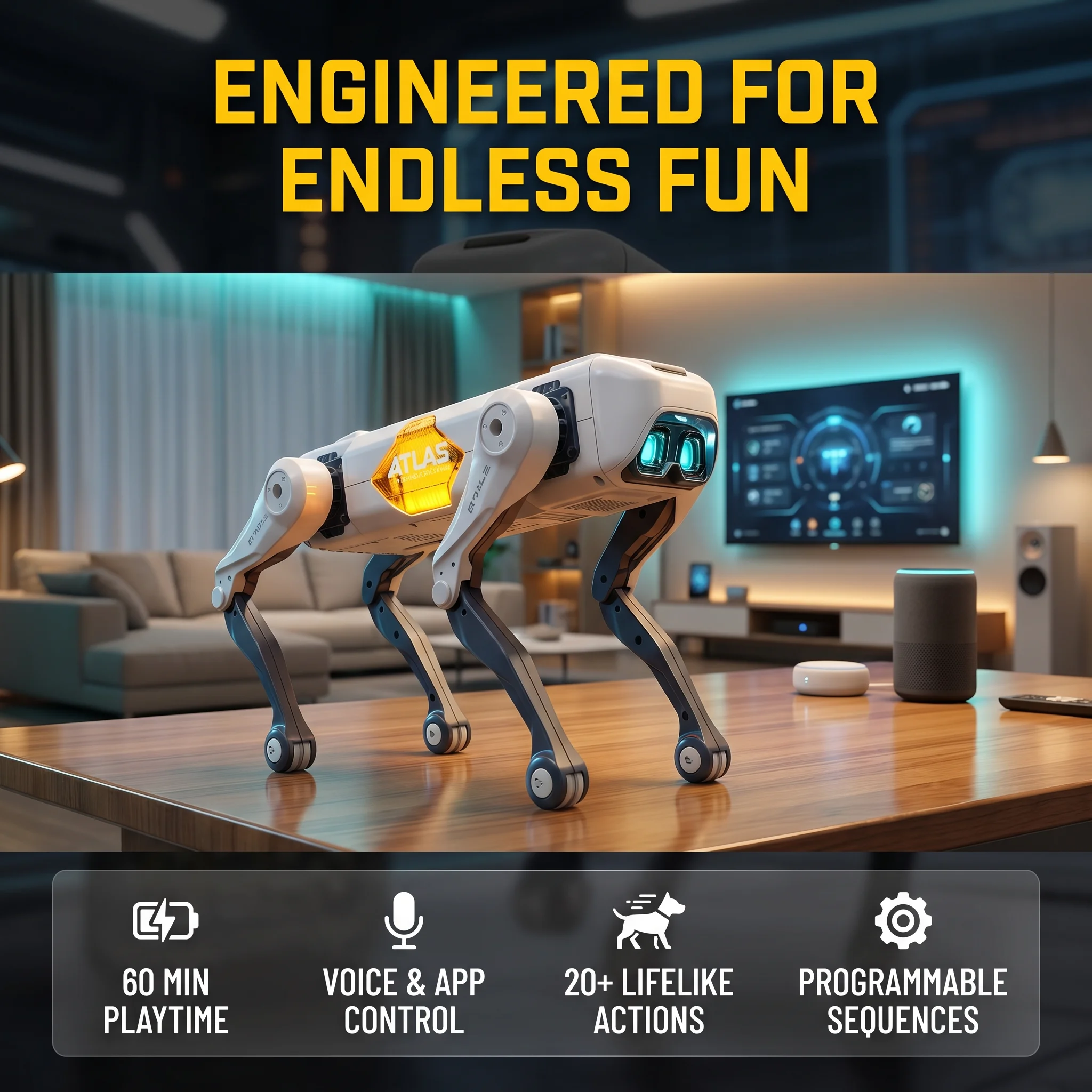 AI Smart Robot Dog, Voice & AP - Kids Y Toys ulasan dan harga