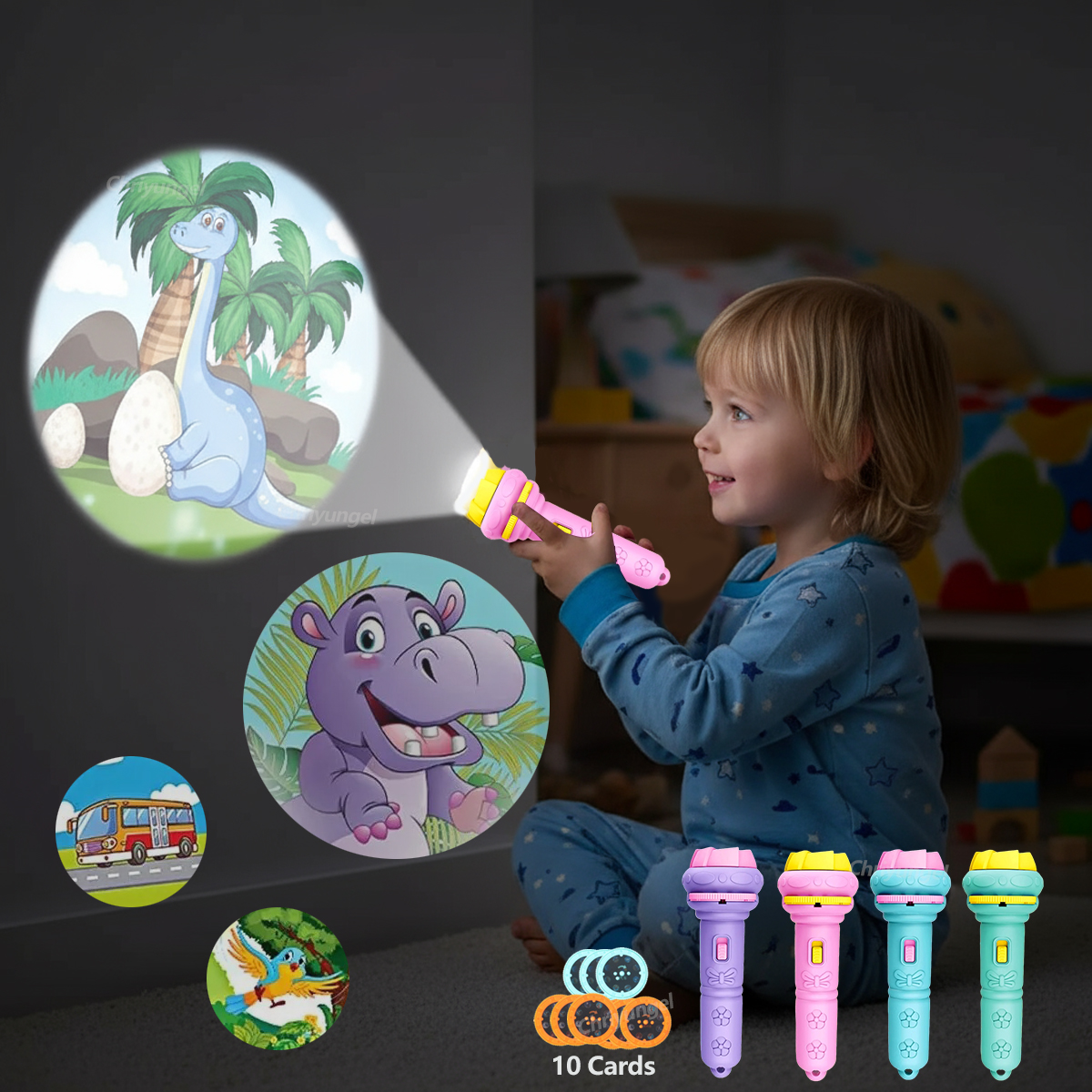 Projector Flashlight for Kids  - Kids Toys Under $10 ulasan dan harga