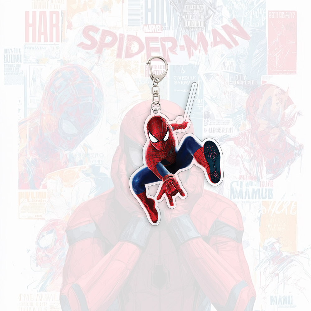 Spider Man Acrylic Keychain An - Kids Toys Usa ulasan dan harga