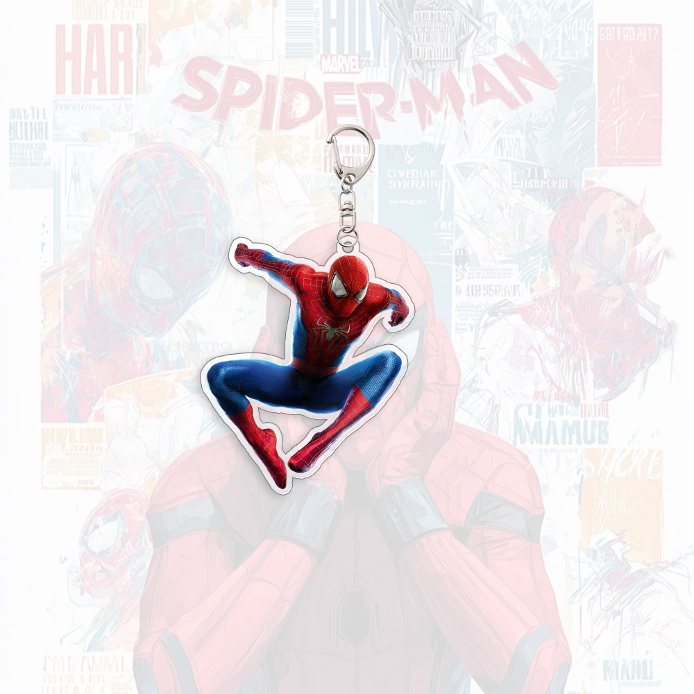 Spider Man Acrylic Keychain An - Kids Toys Usa ulasan dan harga