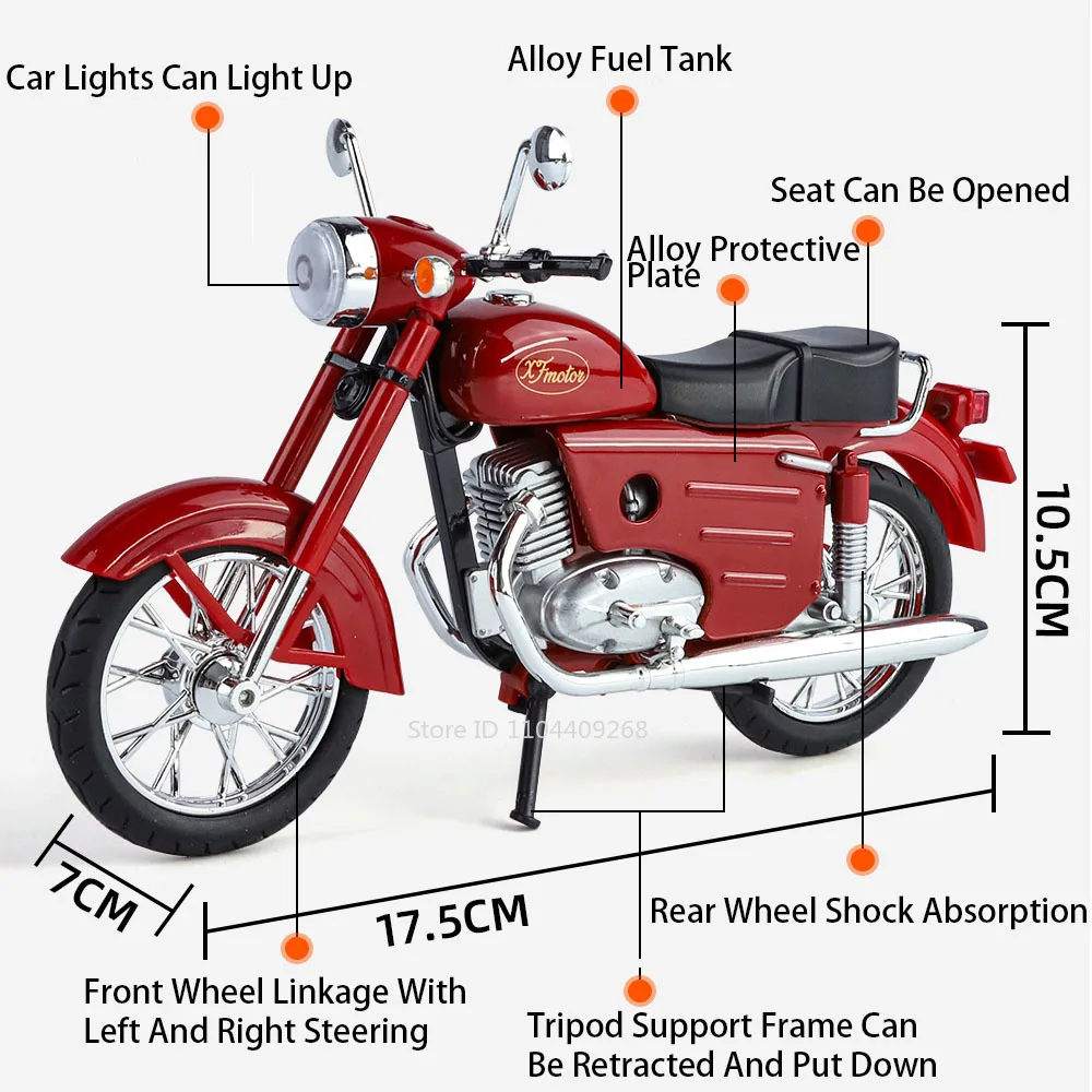 1:10 Scale XF250 Motorcycle Mo - Kids Toys Under $10 ulasan dan harga